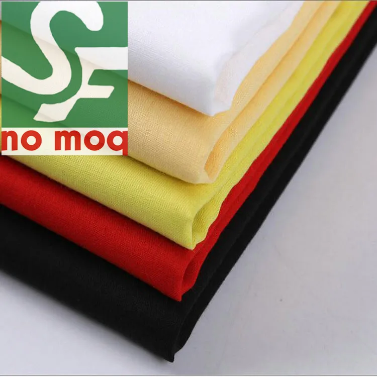 
2018 new design customized color 100% cotton voile woven lining 