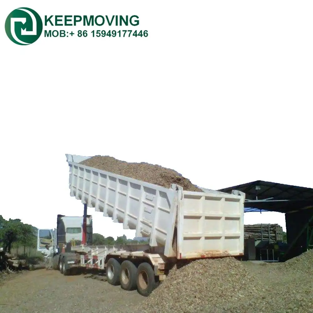 China Manufacture 2 Axles 40CBM End Dump Semi-Trailer U shape dumper