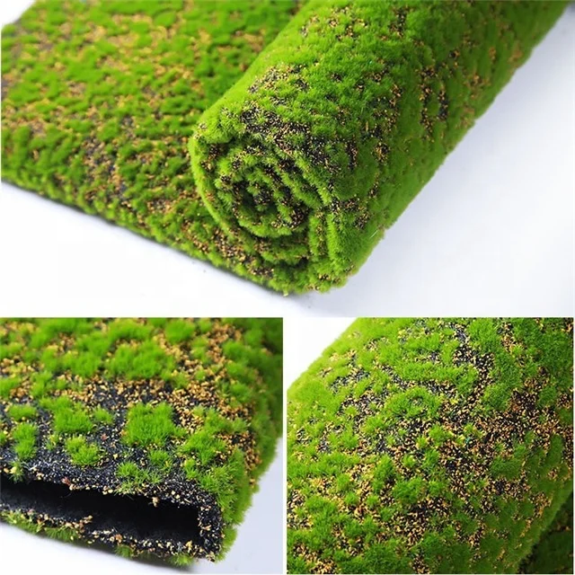 K-3028 High Quality Artificial Vrtical Moss Grass For Garden Decoration