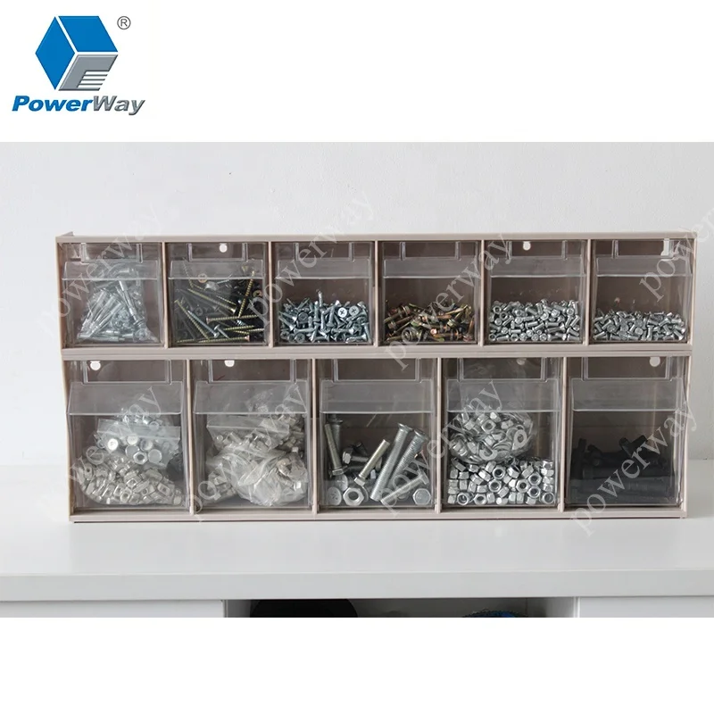 Warehouse Plastic Storage System Hardware Parts Tilt Bin Plastic Work Bin