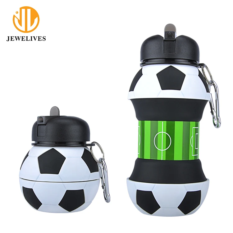 Drinkware Type Eco-Friendly Feature BPA FREE Football Foldable Ball Water Bottle