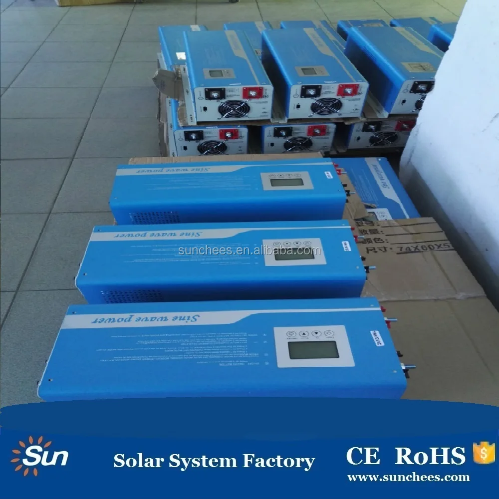 1kw hybrid solar inverter with charger off-grid battery charger inverter 110v 24v charger inverter