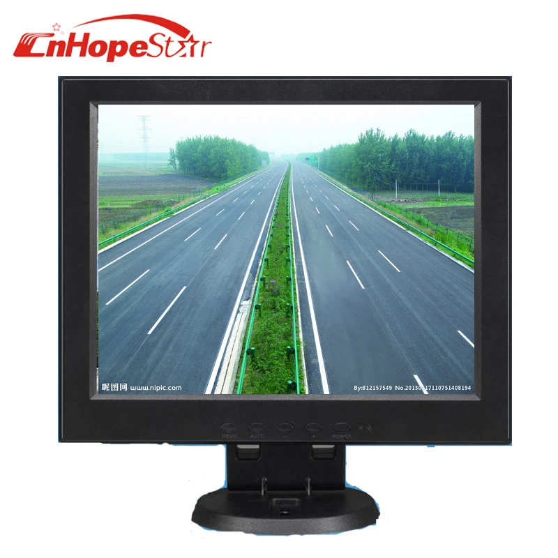 12 дюймов Площади Экрана Цвет CCTV Монитор 800*600
