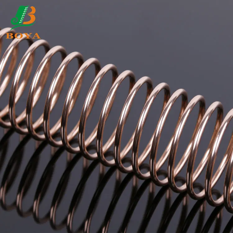 BOYA Office Stationery Custom 1-1/2 Inch Metal Single Spiral Anodized Aluminum Coil