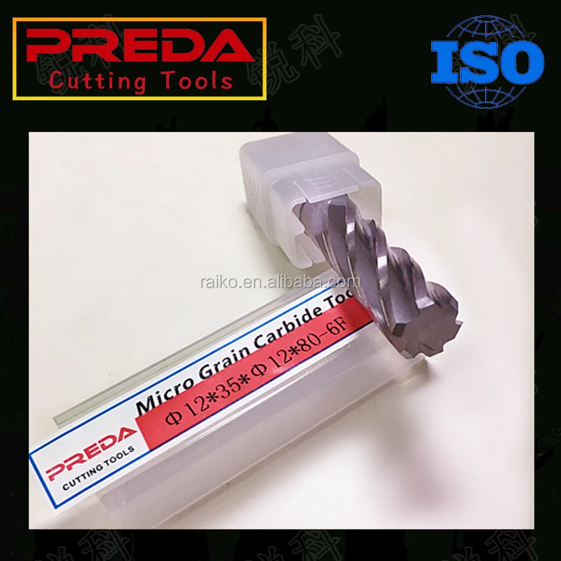 Горячая продажа твердосплавный 6 флейт без покрытия алюминиевый расширитель для дерева