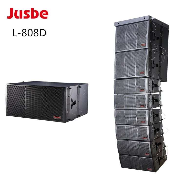 Jusbe звуковая система L-808D 18 дюймов сабвуфер пассивный динамик линейного массива/линейный громкоговоритель коробка