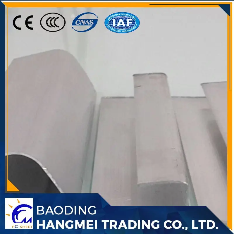 
Polycarbonate accessories aluminium edge profile sun sheet u profile 