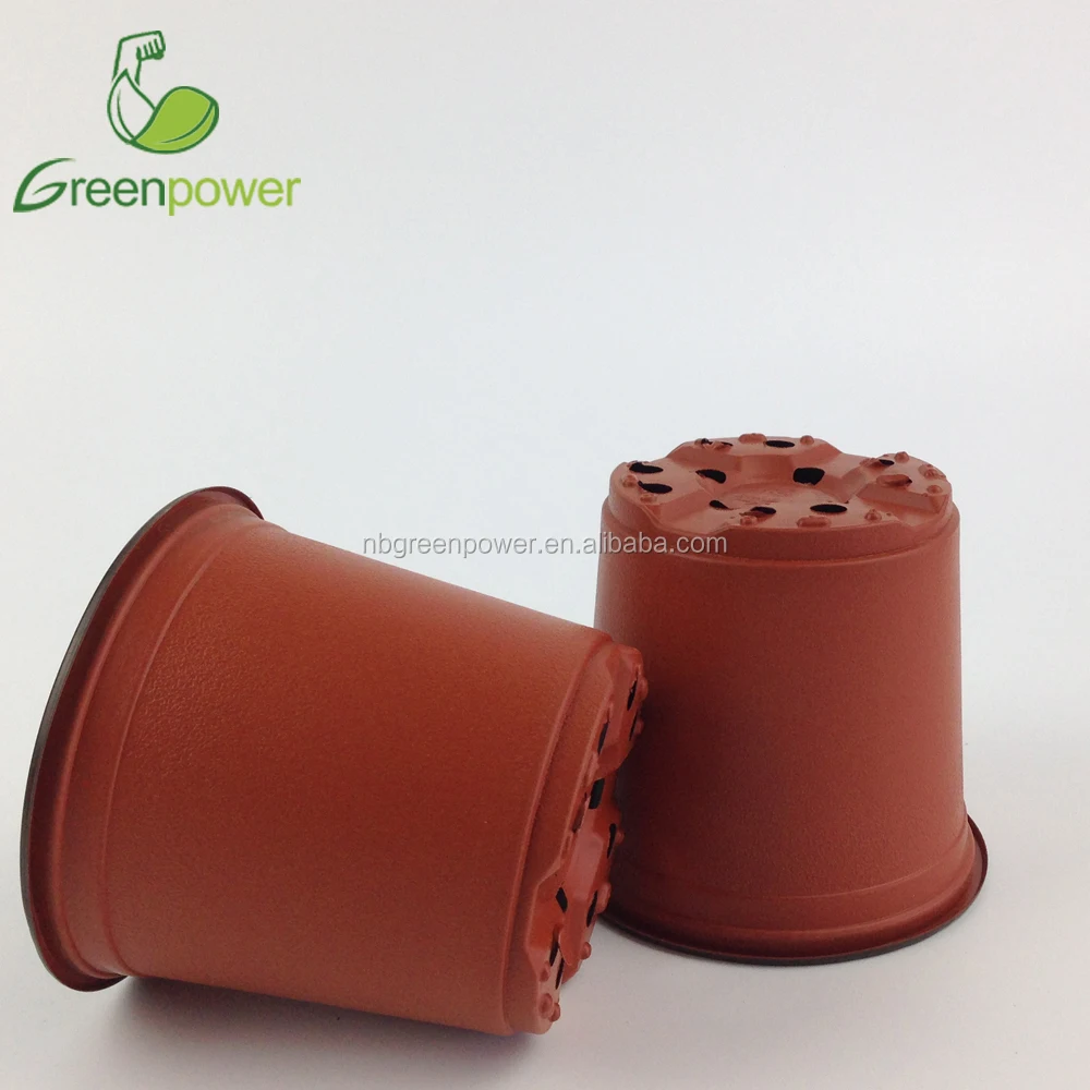 18cm 180mm soft flexible plastic nursery cheap flower pot