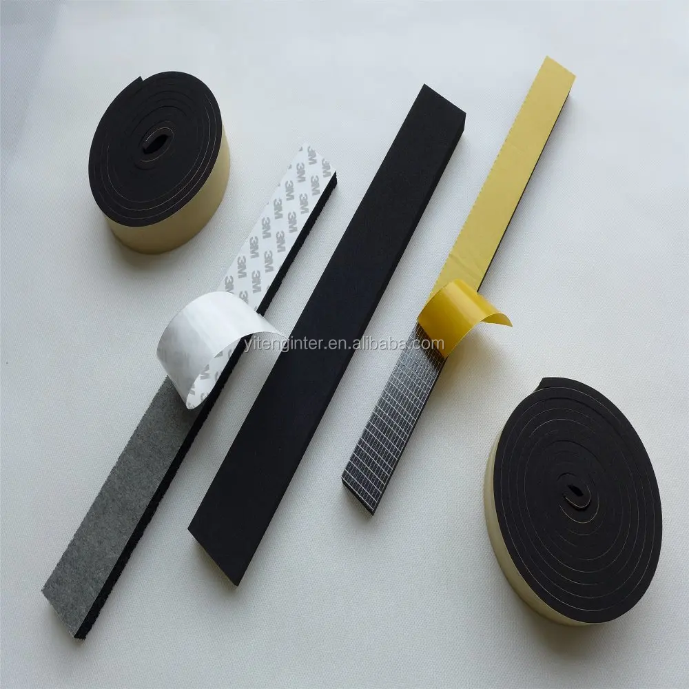 EPDM Foam Gasket Roll Strip with Different Tapes