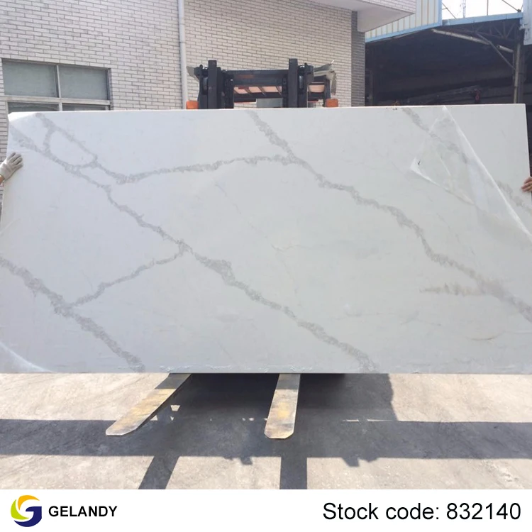 
Super white 20mm artificial quartz stone for kitchen countertops 