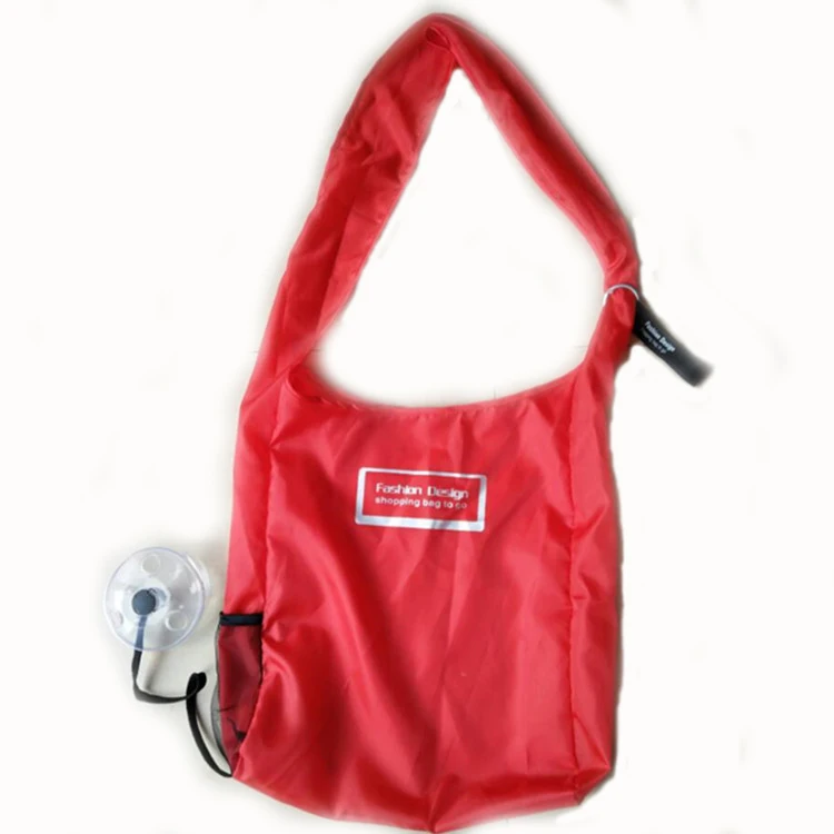 
Eco friendly Magic box Foldable Cross body waterproof shopping bag Roll Up Folding/foldable polyester Shopping Bag 