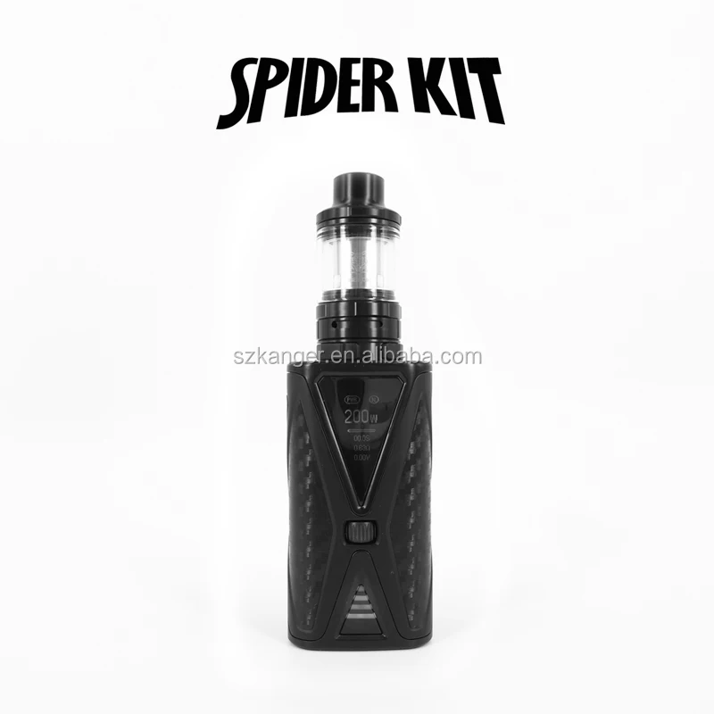 
2017 Kanger Innovative Design 200W Spider Kit Kanger Latest E-Cigarettes Starter Kit 4200mAh 4.0ml 2.0ml 