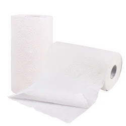 Plenty Kitchen Towel Private Label Printed Ultra Absorbent Virgin Bamboo Pulp Embossed Eco-friendly 2ply Kitchen Paper