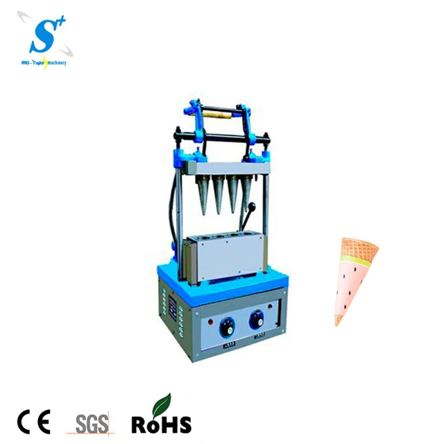 Commercial Different Shape Ice Cream Cone Wafer Machine Ice Cream Cone Making Machine