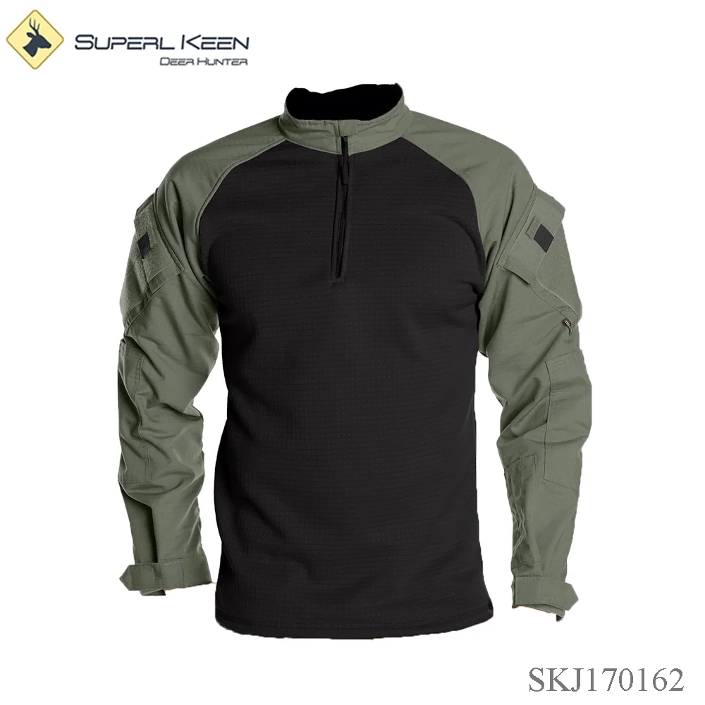 Hotsales 1/4 zip fleece combat tactical jacket