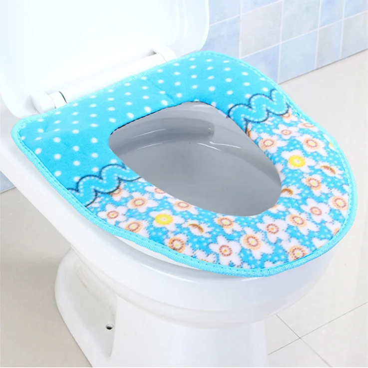 Toilet Seat Cover Sticky Portable and Washable Warm Toilet Seat Cushion/hygienic toilet seat
