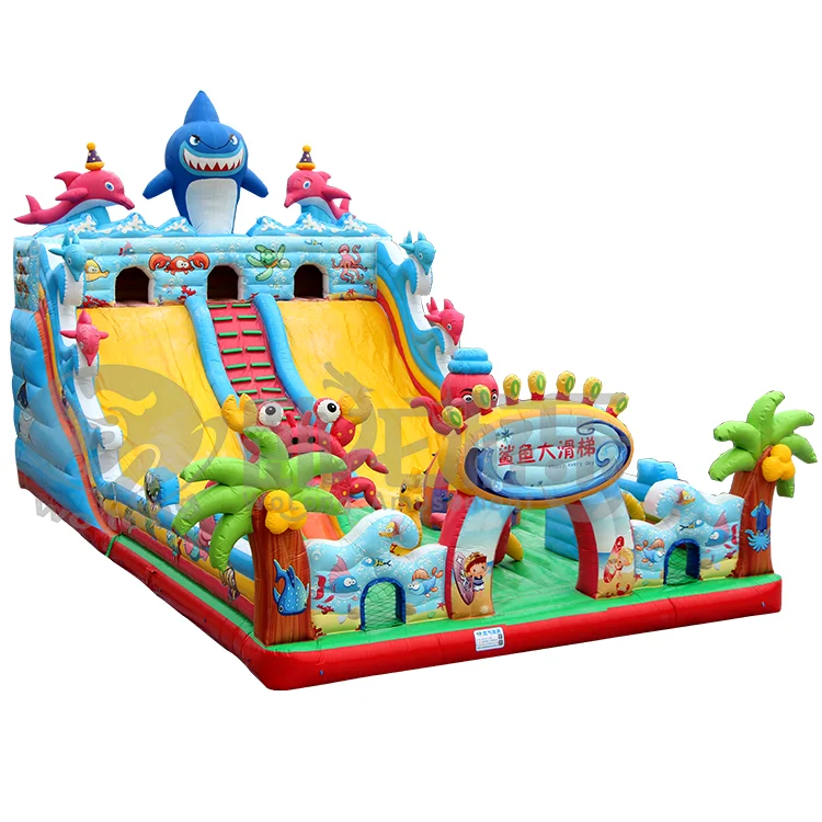 
2019 professional manufacturer giant inflatable slide for kids 