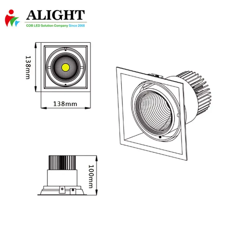 commercial led lighting 15W 30W 45W