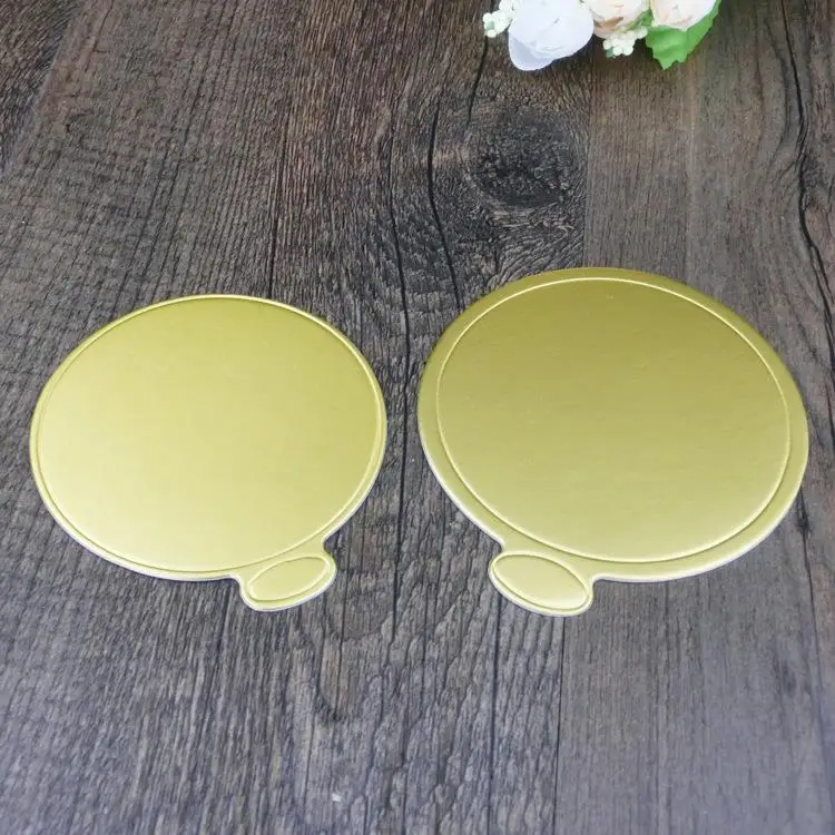 Gold Paper  Round Cake Base Boards For mousse