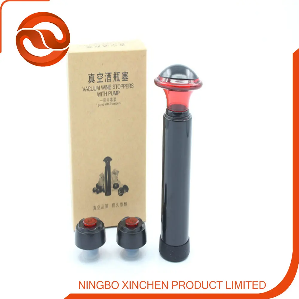 
wholesale Wine Bottle Vacuum Pump Cork Sealer vacuum pump wine stopper 