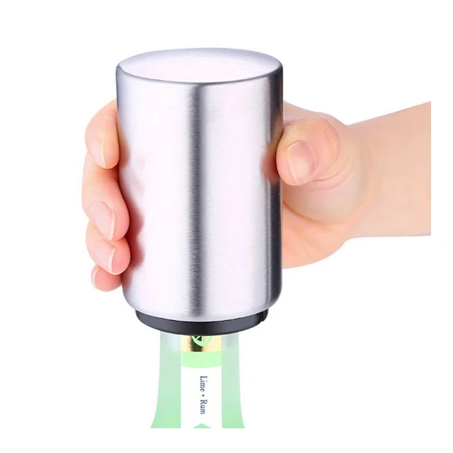 Automatic Bottle Shape Beer Bottle for Bar Openers Custom Metal Promotional Gifts Custom Logo Stainless Steel