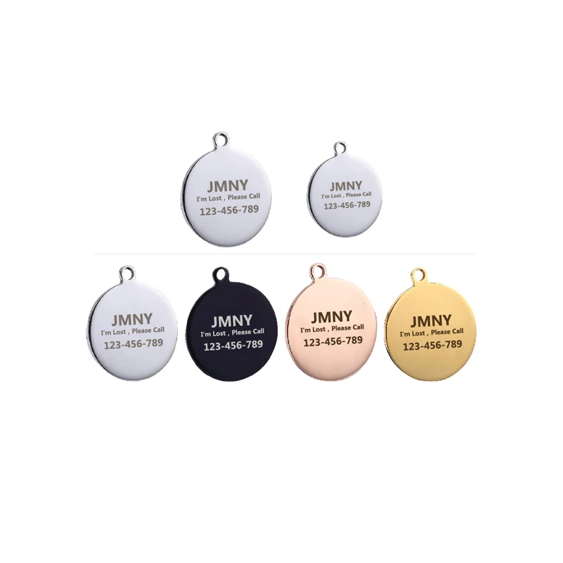 Factory Direct Stainless Steel Heart Shape Wholesale Dog Tags