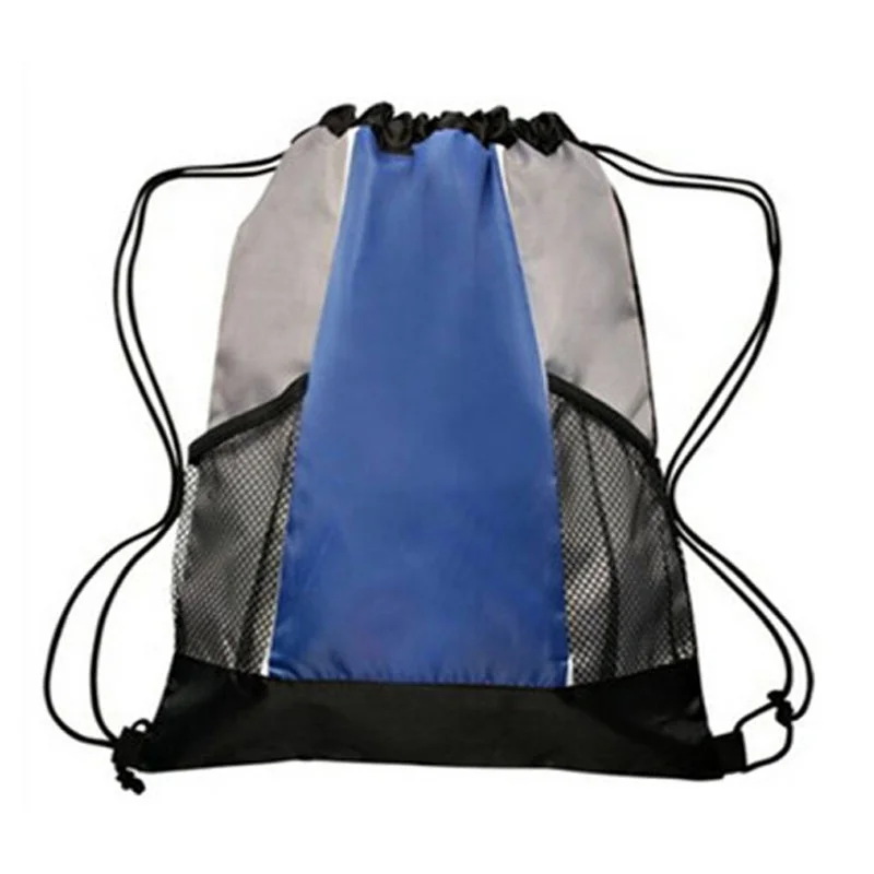 Promotion Nylon Cinch Sports Drawstring Bags GYM Drawstring Bag with Custom Logo