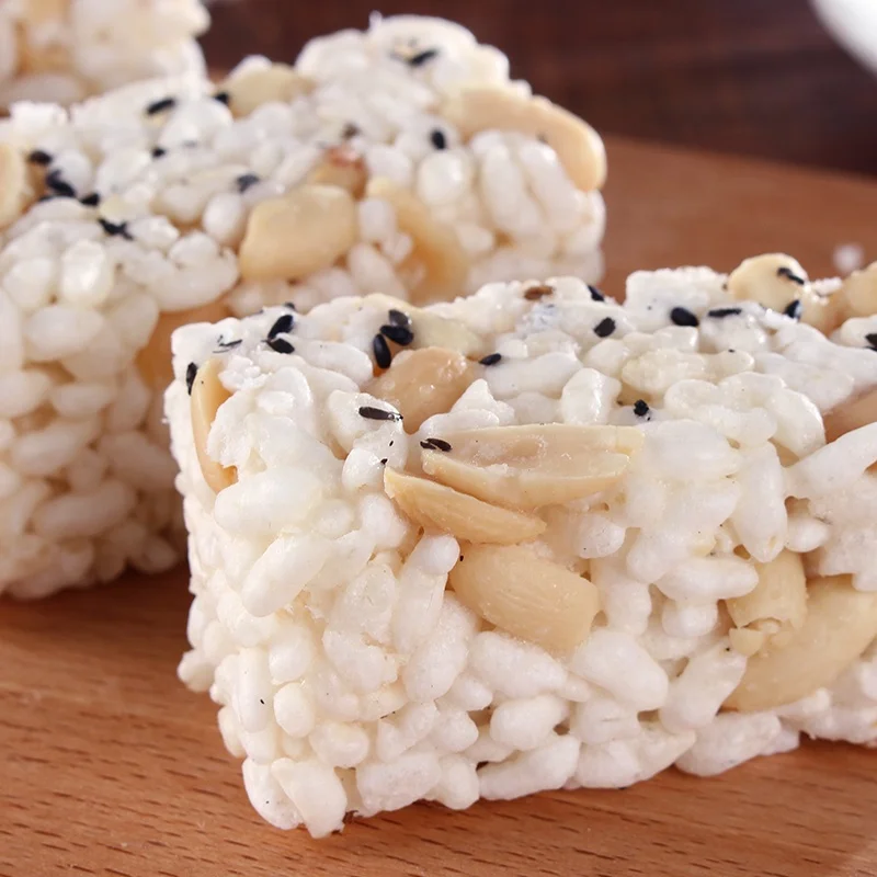 
Zhimaguan Chinese Delicious Food 300g Sweet Rice Cracker With Walnut Peanut 