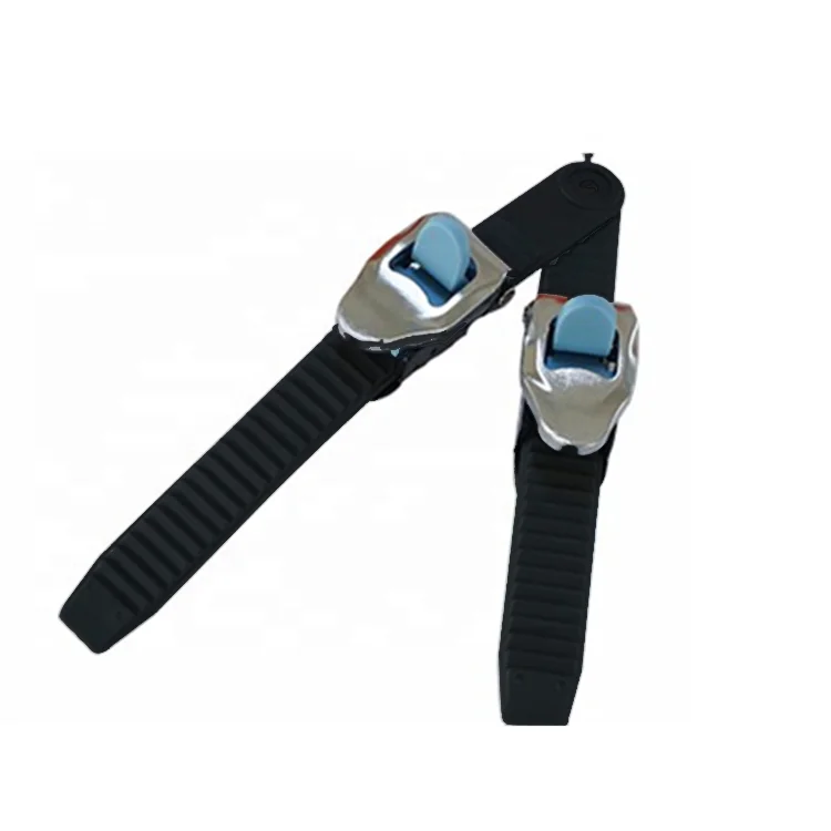 Adjustable custom high release durable good quality skate roller snowboard bindings accessories ratchet buckle straps