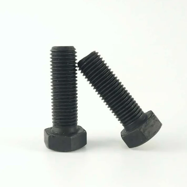Grade 8.8 10.9 12.9 oxid black High quality strength Hex bolt