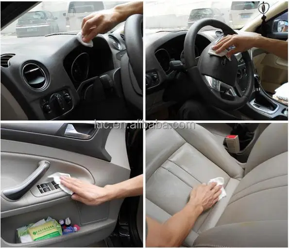 Auto wet wipes disposable car cleaning items magic wipes