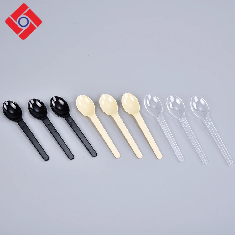 Low Price Disposable Multi-Color Tiny Frozen Plastic Dessert Yogurt Spoon For Ice Cream