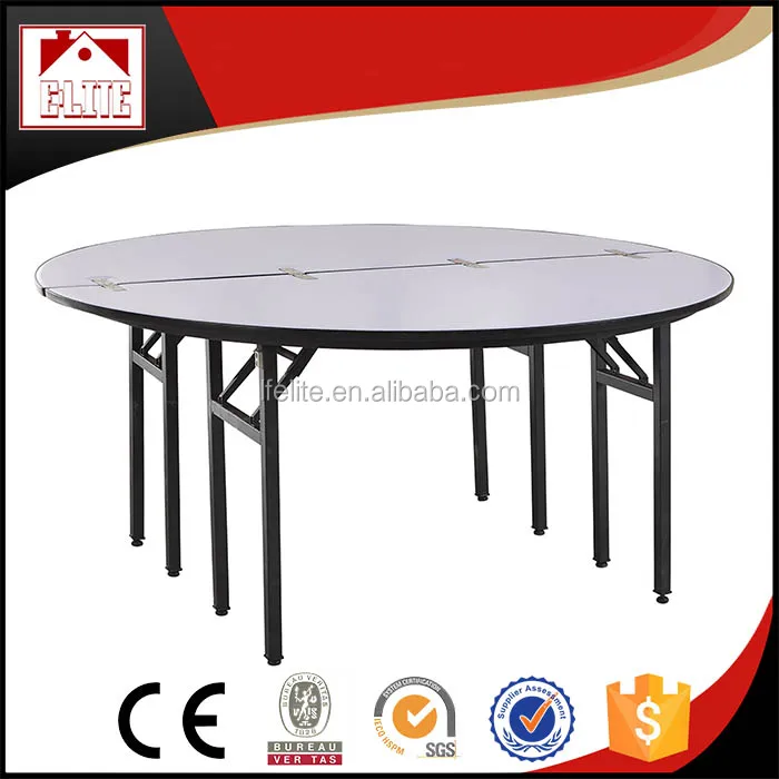 Ресторан таблицы можно сложить, деревянный круглый складной обеденный стол круглый банкетный стол EZ-68