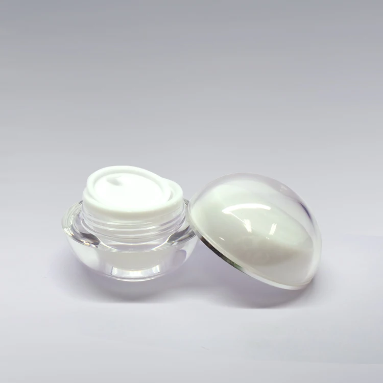 High quality 5g/10g/15g/20g/25g/30g Acrylic cream jar PMMA container Luxury jar cosmetic packing