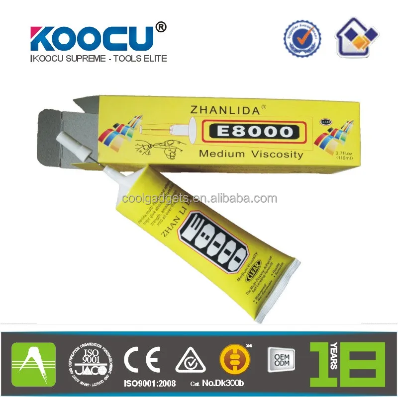 KOOCU Amazing E8000 Adhesive Sealant Glue for Clothes Shoes Jewelry Cell-Phone
