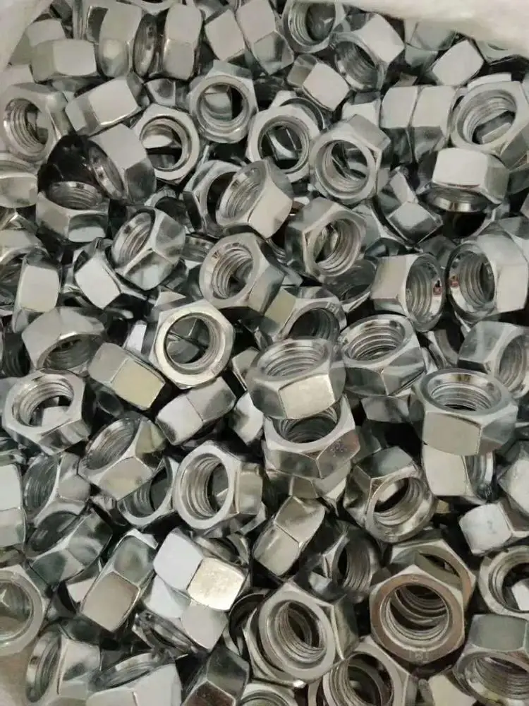 Низкая цена, шестигранная гайка из углеродистой стали M3 до M100 din934