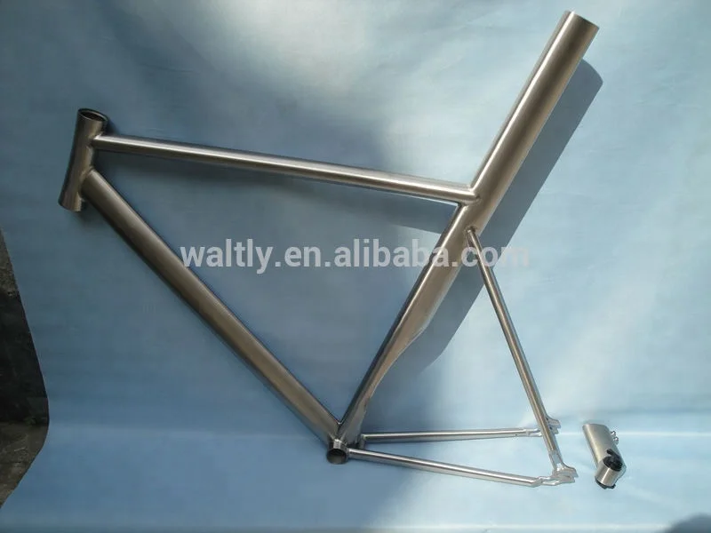 ISP 700c double butted titanium fixie gear bike frame