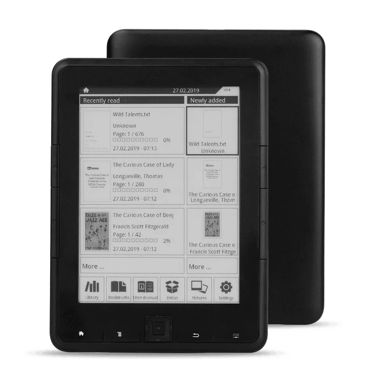 
E-ink 6inch EBOOK 800 x 600 screen EPD E-book WIFI customized function , PDF supported ,FM radio E-BOOK 612 