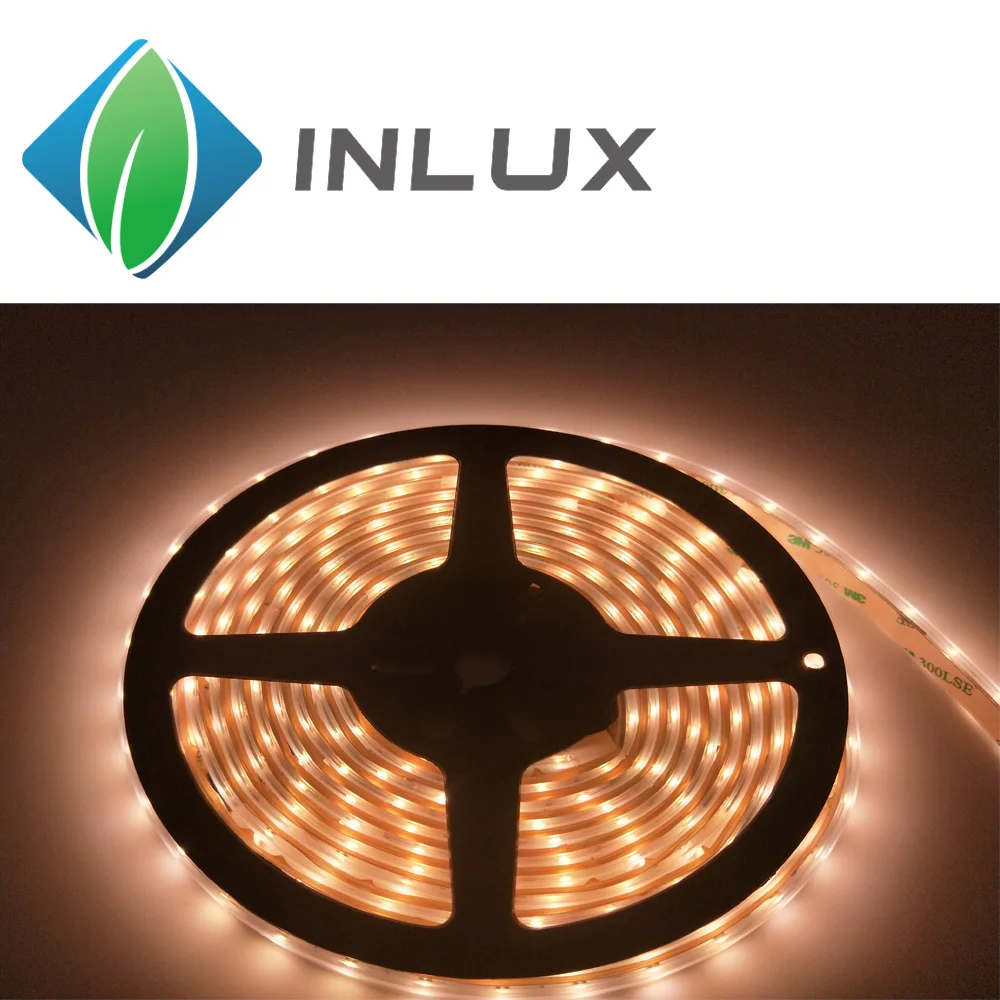 Гибкая светодиодная лента INLUX SMD5050, водонепроницаемая Солнечная лампа 10000 kelvin, диффузная Светодиодная лента