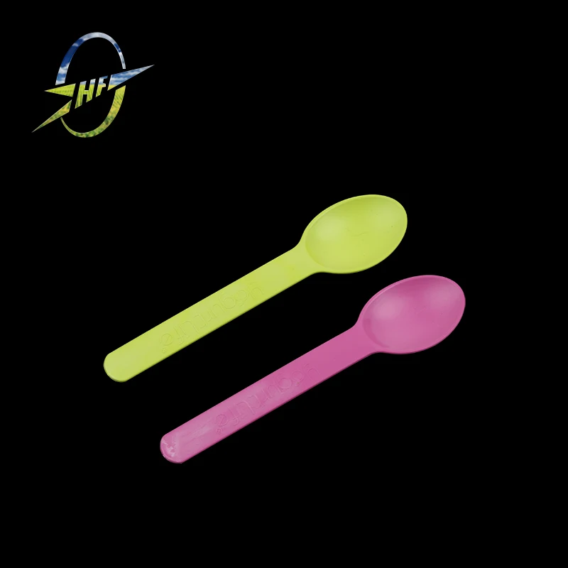 
Biodegradable spoon for ice cream 