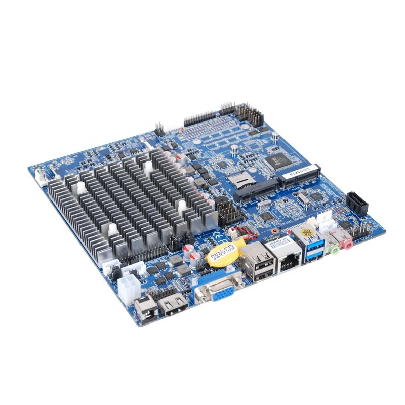 
ITX-J1900T2C Intel baytrail Quad core fanless J1900 embedded Mini Itx Motherboard with DC12V sim card slot lvds 