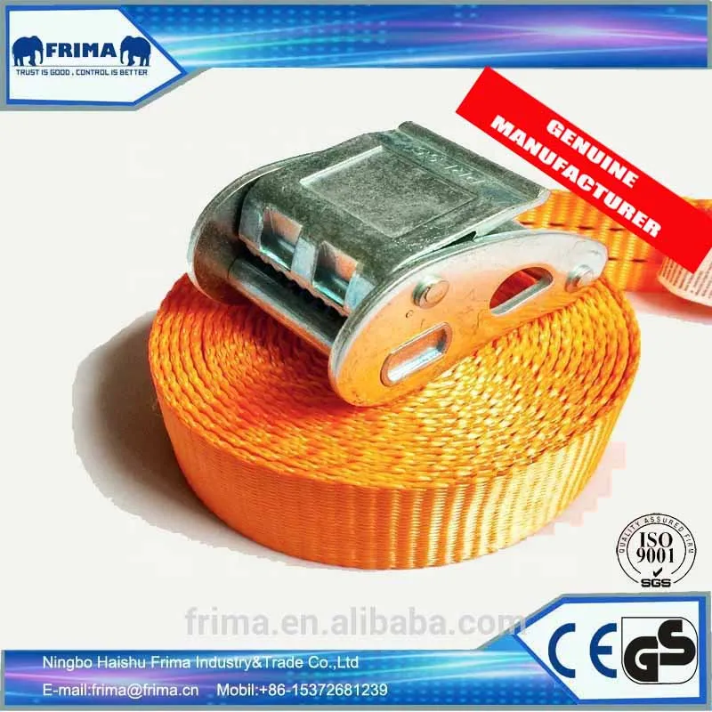 Ремень с пряжкой из цинкового сплава 1135кг/6 м/38 мм, без крючков