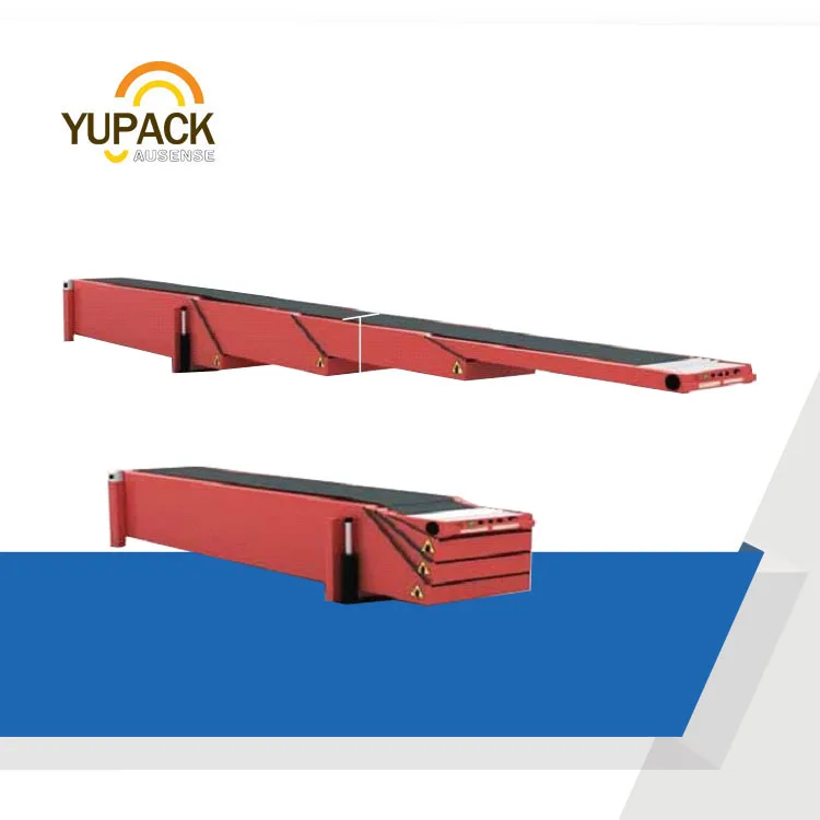 Многоступенчатый телескопический выдвижной ленточный конвейер