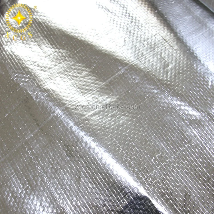 Aluminum Foil woven Fabric Flameproof Sound Absorbing Water Resistant Heat Insulators
