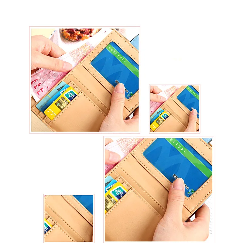 Lower Price Cheap Customized New promotion gift purse yong girl women wallet wholesale