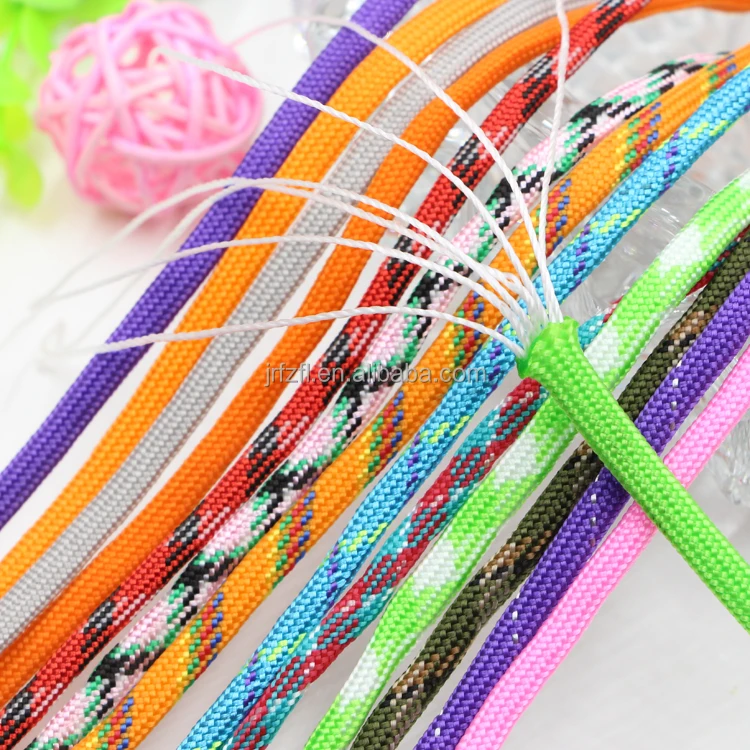 Outdoor parachute cord lanyard/7 strands core 550 paracord survival rope