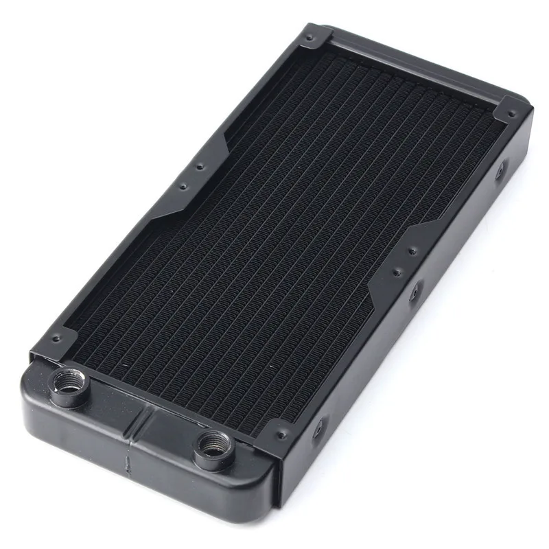 Computer Radiator Water Cooling Radiator 240 MM Aluminum Water Cooler 18 Tubes Heat Exchanger CPU Heat Sink For Laptop Desktop