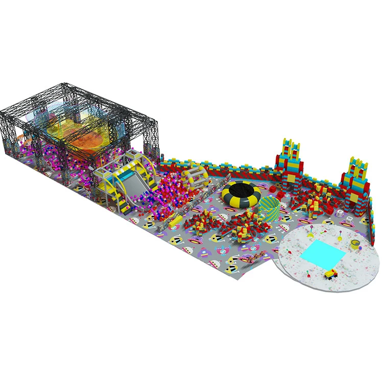 Commercial Large playground equipment Colorful EPP Foam Pool Building Block for indoor playground