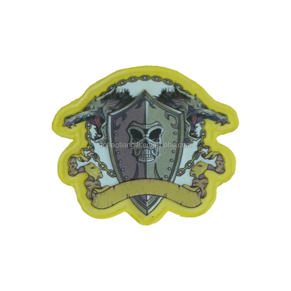 
FAMA audit Manufacturer customize apparel accessories embossed logo 3d silicone label 