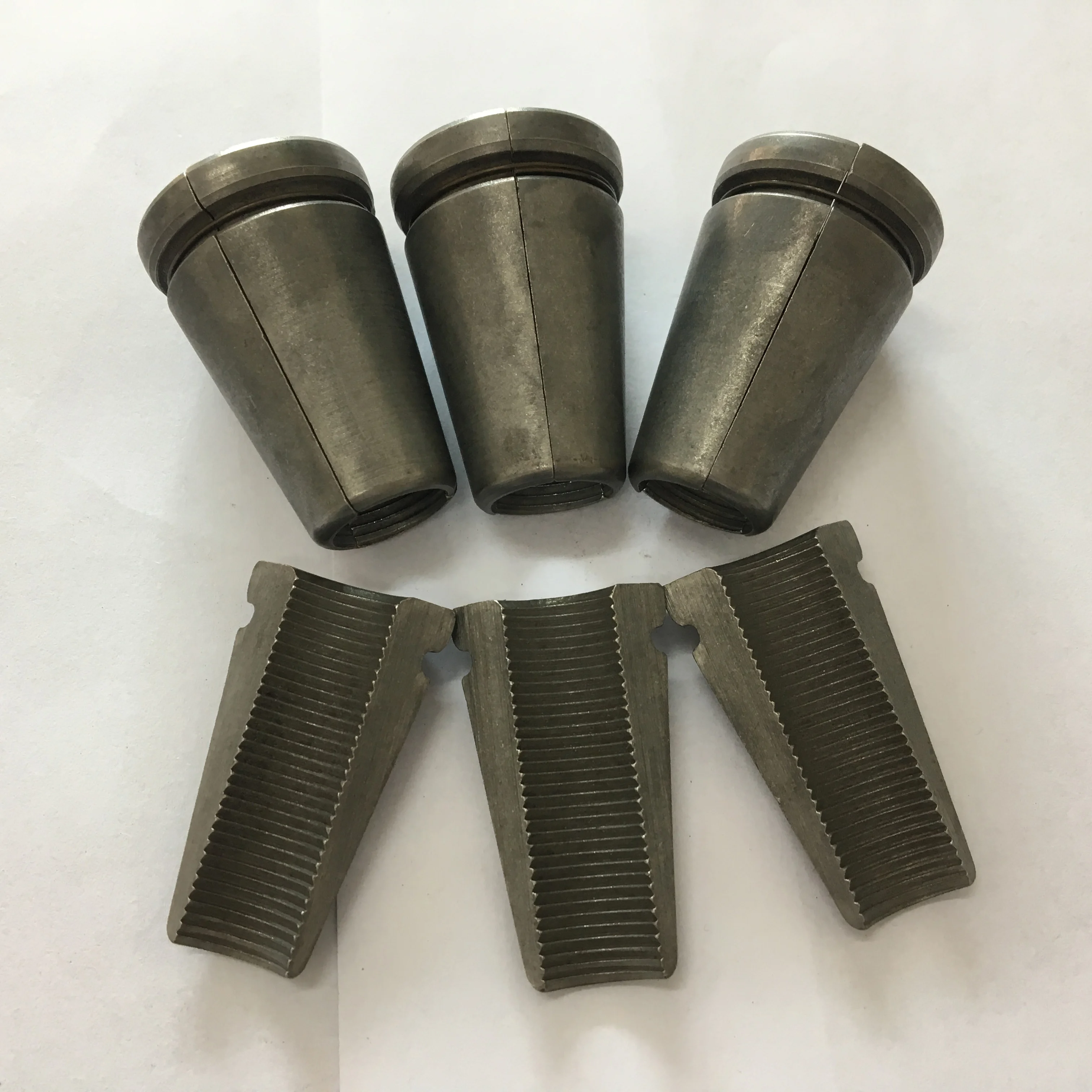 
Fast Delivery prestressing wedges grips 12.7mm 15.24mm 15.7mm 0.5 0.6 for prestressed post tensioning concrete Anchor 